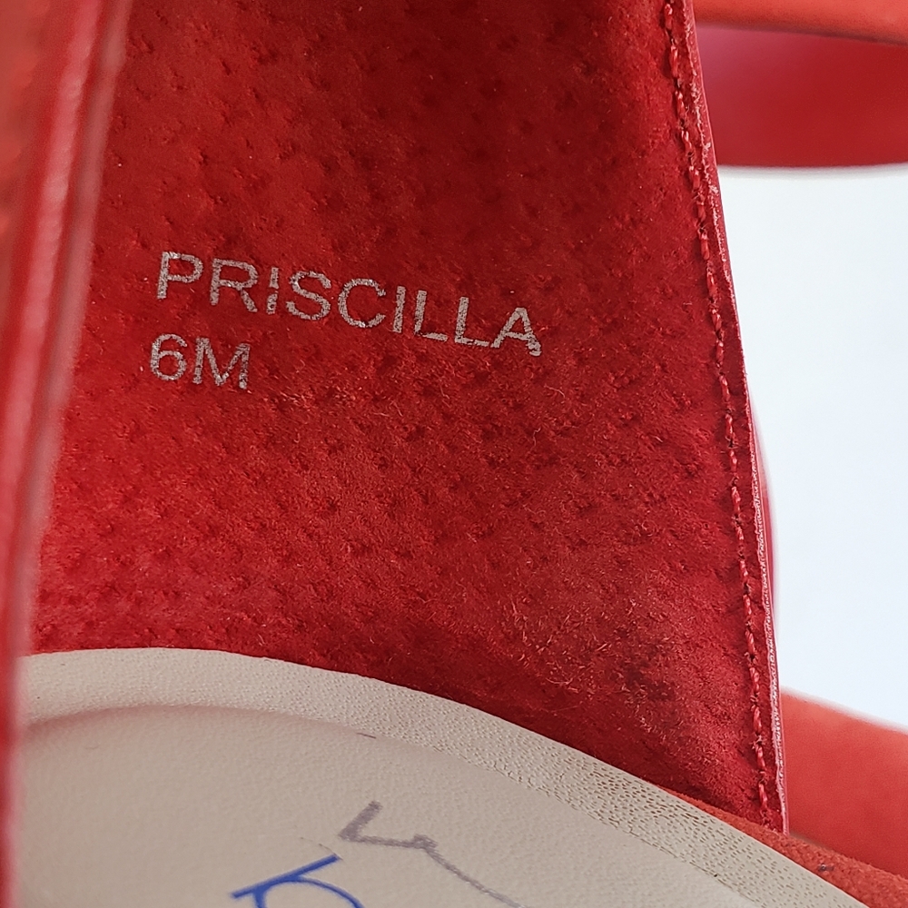 VIA BLEU  Priscilla Suede Heel 6 - Picture 6 of 14